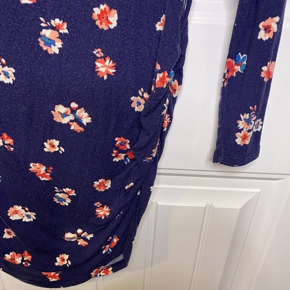 Motherhood Maternity Floral Long Sleeve - Picture 3 of 6